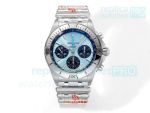 BLS Factory Clone Breitling Chronomat B01 Ice Blue Chronograph Watch